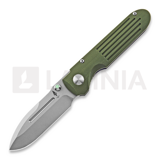 Terrain 365 Invictus ATC 접이식 나이프, OD Green G10