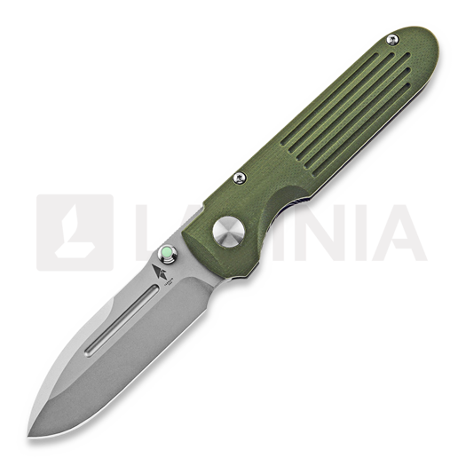 Terrain 365 Invictus ATC összecsukható kés, OD Green G10