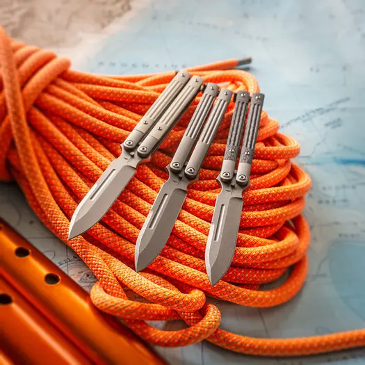 Terrain 365 Invictus-Bali butterfly knife, Ti