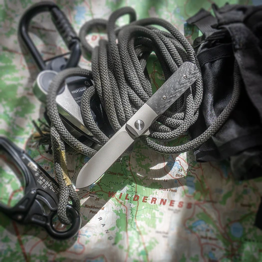 Terrain 365 Otter Flip-ATB Carbon Fiber sulankstomas peilis