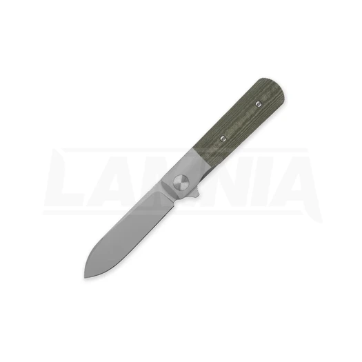 Terrain 365 Otter Flip-ATB OD Green Linen Micarta 접이식 나이프
