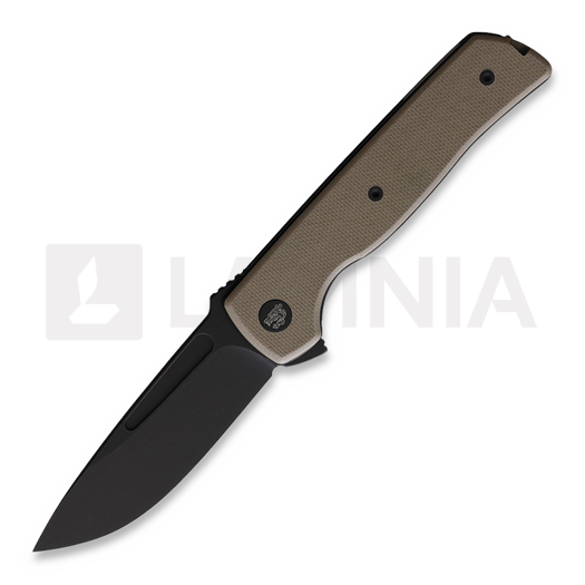 Terzuola Knives ATCF Lite Linerlock Tan Black sulankstomas peilis