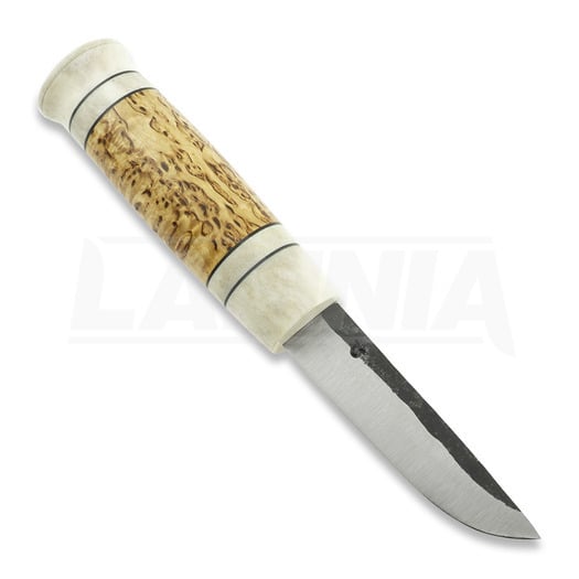 Нож Teuvo Sorvari Curly Birch Antler Puukko
