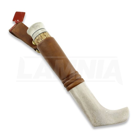Нож Teuvo Sorvari Curly Birch Antler Puukko