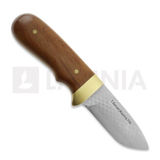 Teuvo Sorvari Ruusupuu veitsi, Sandvik 12C27, Full tang