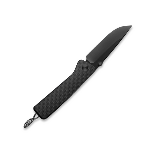 The James Brand The Barnes - Black / Black / Titanium / Straight 折り畳みナイフ