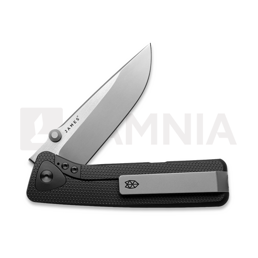 Сгъваем нож The James Brand The Barnes - Black / Stainless / Titanium / Straight