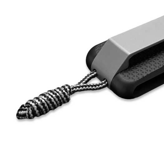 The James Brand The Barnes - Black / Stainless / Titanium / Straight sulankstomas peilis