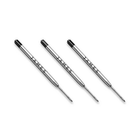 The James Brand The Burwell D2 Ink Refill - Black / 3 Pack