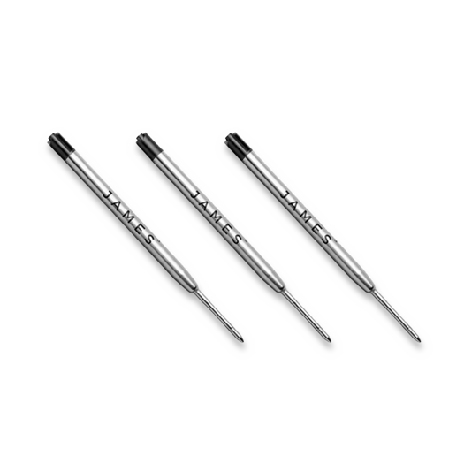 The James Brand The Burwell D2 Ink Refill - Black / 3 Pack