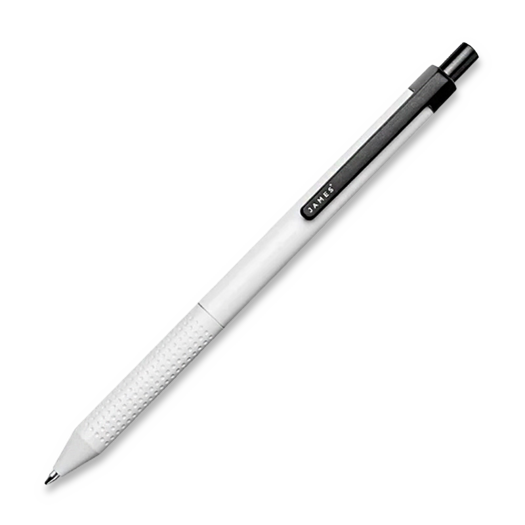 The James Brand The Burwell - White / Black עט