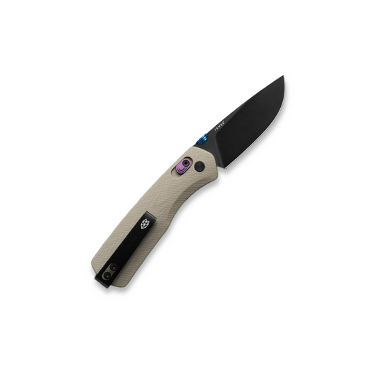 The James Brand The Carter - Coyote Tan / Black / Desert Sky / G10 / Straight kääntöveitsi
