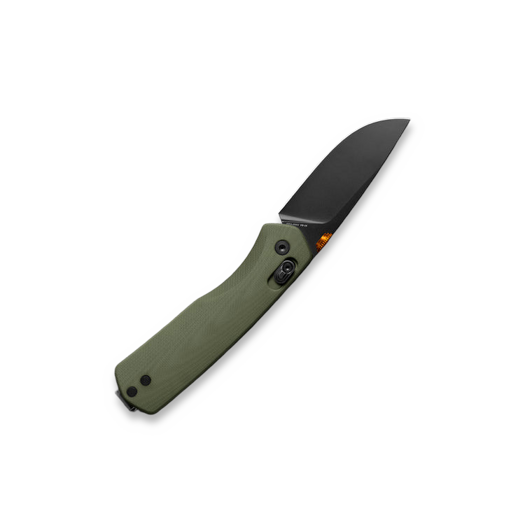 The James Brand The Carter - OD Green / Orange / Black / G10 / Straight foldekniv