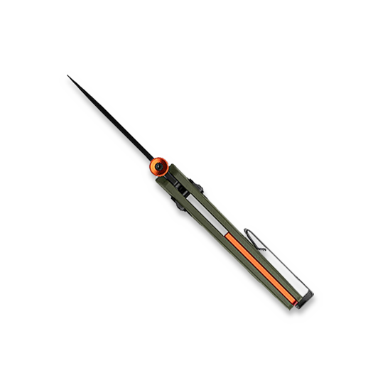 The James Brand The Carter - OD Green / Orange / Black / G10 / Straight foldekniv