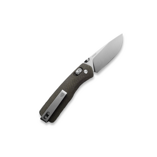 The James Brand The Carter - OD Green / Stainless / Micarta /Straight foldekniv