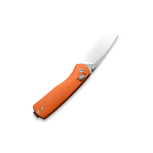 The James Brand The Carter - Orange / Stainless / G10 / Straight k&auml;&auml;nt&ouml;veitsi