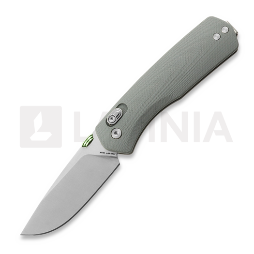 The James Brand The Carter - Primer Gray / Stainless / G10 /Straight vouwmes