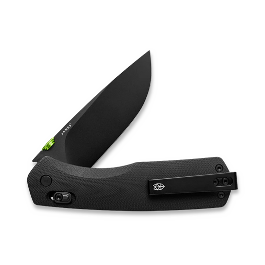 The James Brand The Carter XL - Black / Black / G10 / Straight sklopivi nož