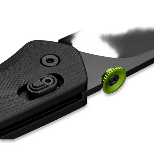 The James Brand The Carter XL - Black / Black / G10 / Straight kääntöveitsi