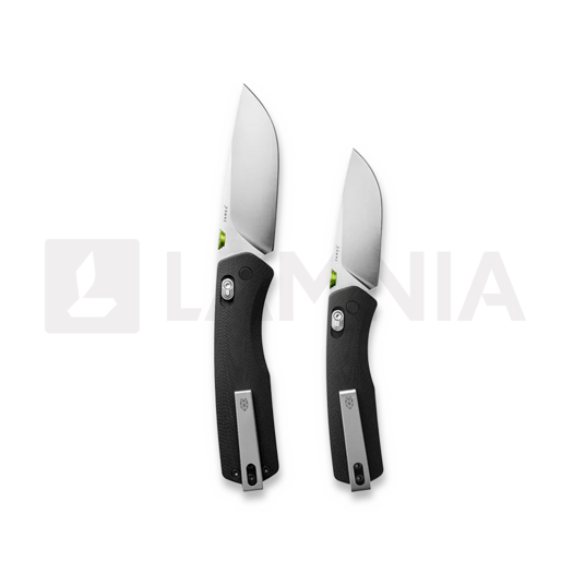 The James Brand The Carter XL - Black / Stainless / G10 / Straight foldekniv