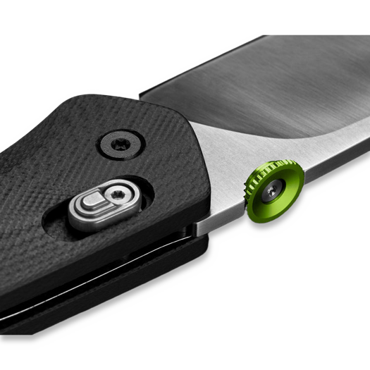 The James Brand The Carter XL - Black / Stainless / G10 / Straight sulankstomas peilis