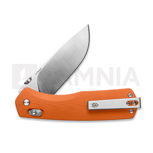 The James Brand The Carter XL - Orange / Stainless / G10 / Straight sklopivi nož