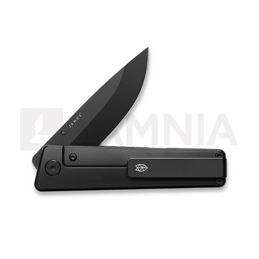 The James Brand The Chapter 2 - Black Titanium / Black / Straight fällkniv