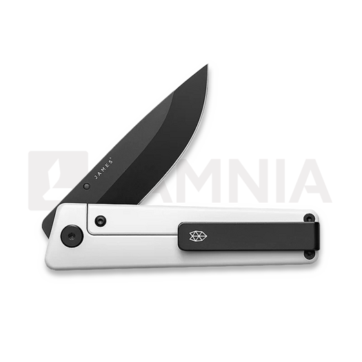 The James Brand The Chapter 2 - White Titanium / Black / Straight k&auml;&auml;nt&ouml;veitsi