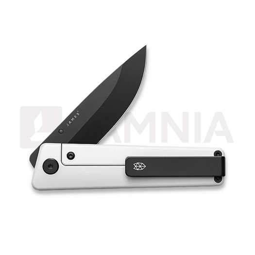 Skladací nôž The James Brand The Chapter 2 - White Titanium / Black / Straight