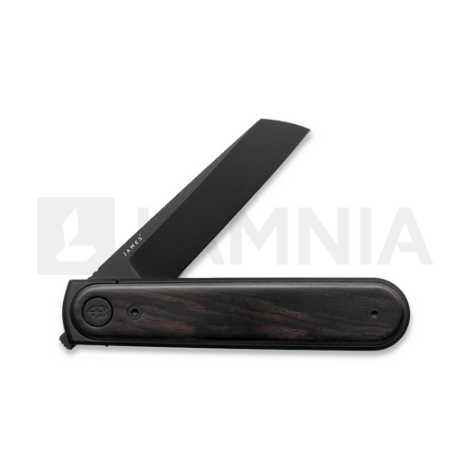 Coltello pieghevole The James Brand The Duval - Ebony / Black / Wood / Straight