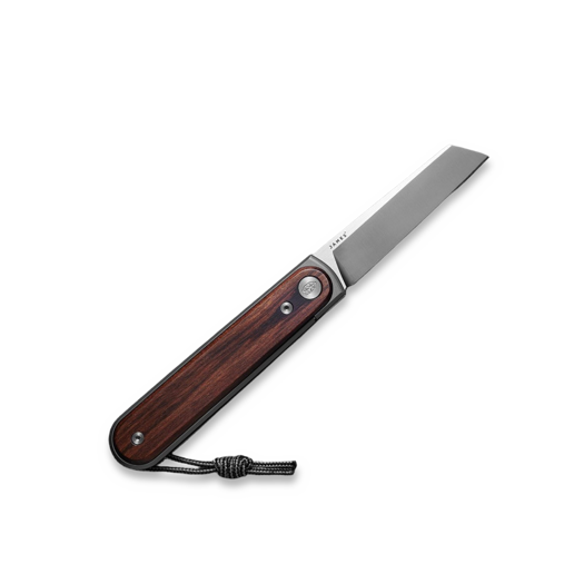 The James Brand The Duval - Rosewood / Stainless / Wood / Straight sulankstomas peilis