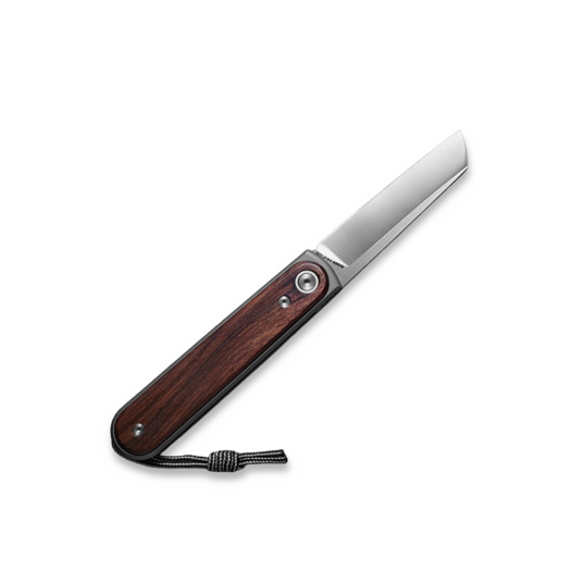 The James Brand The Duval - Rosewood / Stainless / Wood / Straight kääntöveitsi
