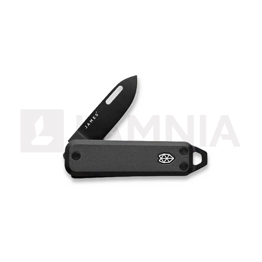 The James Brand The Elko - Black / Black / Aluminum / Straight סכין מתקפלת