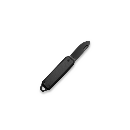 The James Brand The Elko - Black / Black / Aluminum / Straight sulankstomas peilis