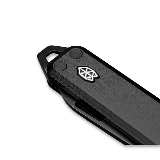 The James Brand The Elko - Black / Black / Aluminum / Straight foldekniv