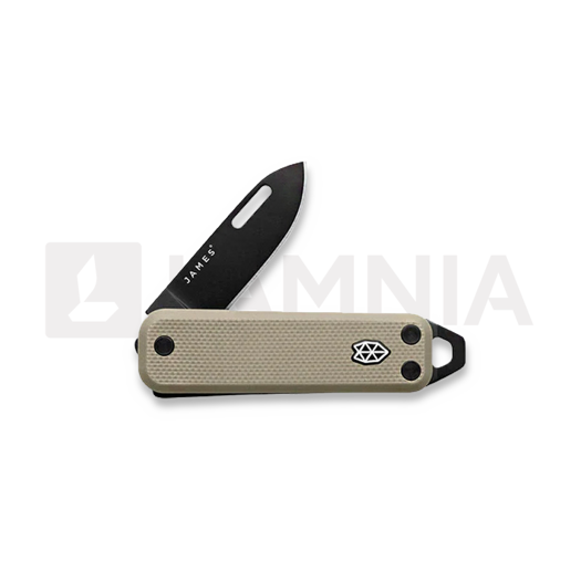 The James Brand The Elko - Coyote Tan / Black / G10 / Straight kääntöveitsi