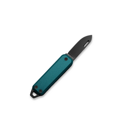The James Brand The Elko - Emerald / Black / Aluminum / Straight foldekniv