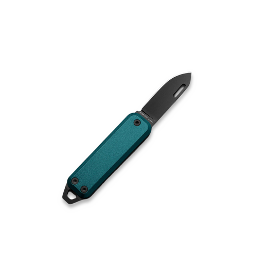 The James Brand The Elko - Emerald / Black / Aluminum / Straight sulankstomas peilis