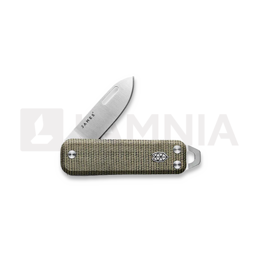 The James Brand The Elko - OD Green / Stainless / Micarta / Straight סכין מתקפלת