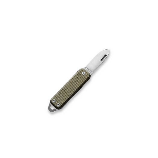 The James Brand The Elko - OD Green / Stainless / Micarta / Straight vouwmes