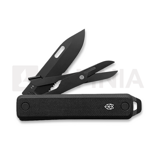The James Brand The Ellis-Scissors - Black / Black / G10 / Serrated 접이식 나이프