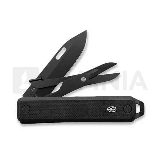 Couteau pliant The James Brand The Ellis-Scissors - Black / Black / G10 / Straight