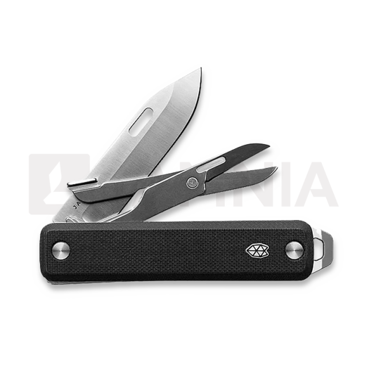 The James Brand The Ellis-Scissors - Black / Stainless / G10 / Straight kääntöveitsi