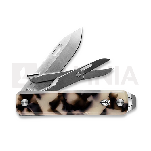 Nóż składany The James Brand The Ellis-Scissors - Desert Tortoise / Stainless / Eco-Acetate / Straight