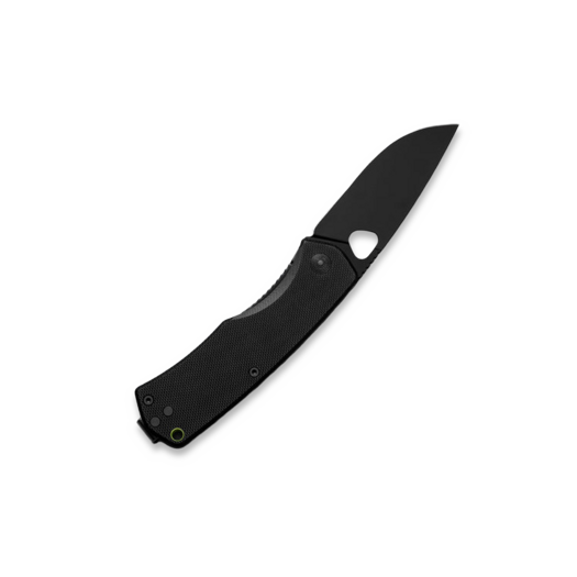 The James Brand The Folsom - Black / Black / G10 / Straight sulankstomas peilis