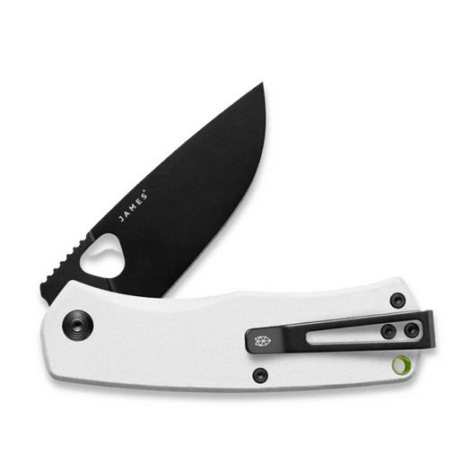 The James Brand The Folsom - Bone / Black / G10 / Straight összecsukható kés