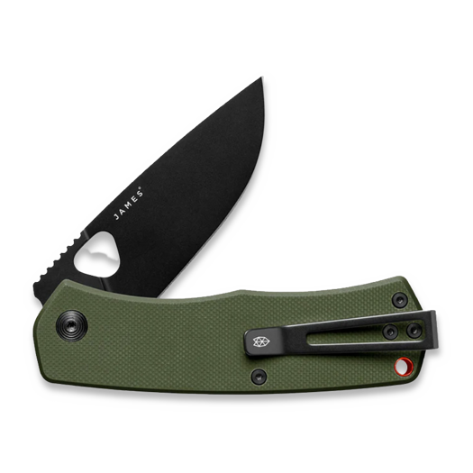 Zavírací nůž The James Brand The Folsom - OD Green / Orange / Black / G10 / Straight