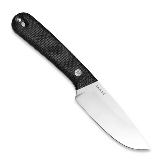 Cuțit The James Brand The Hell Gap - Black / Stainless / Micarta / Straight
