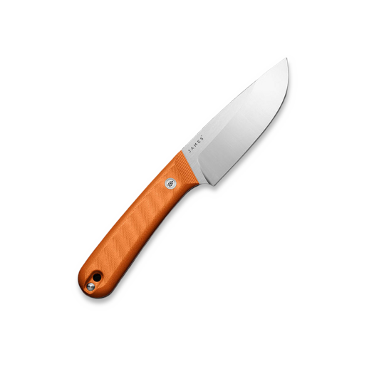 The James Brand The Hell Gap - Orange / Stainless / G10 / Straight kniv