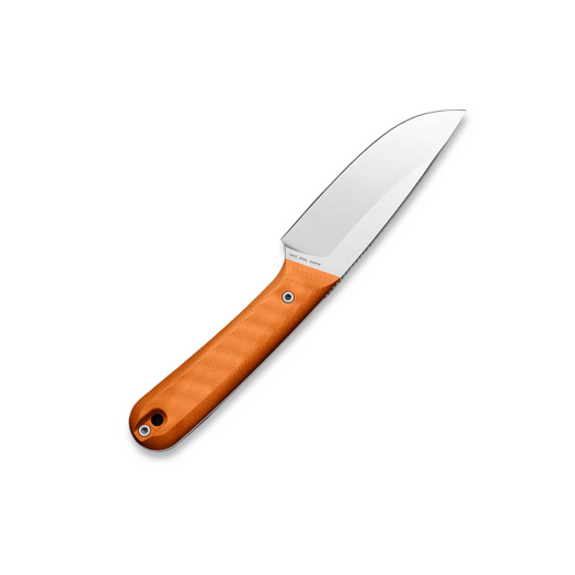 The James Brand The Hell Gap - Orange / Stainless / G10 / Straight kniv